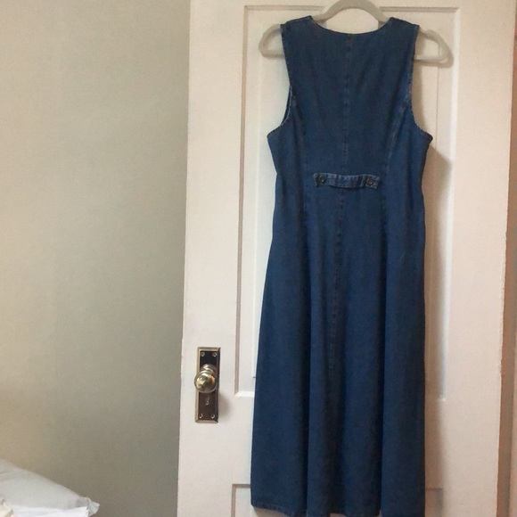 90’s Alfred Dunner Button Front Denim Dress - Picture 2 of 6